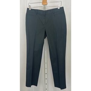 NWT BROOKS BROTHERS Natalie Fit Pants Flat Front Zip Fly Cotton Black Petite 10P